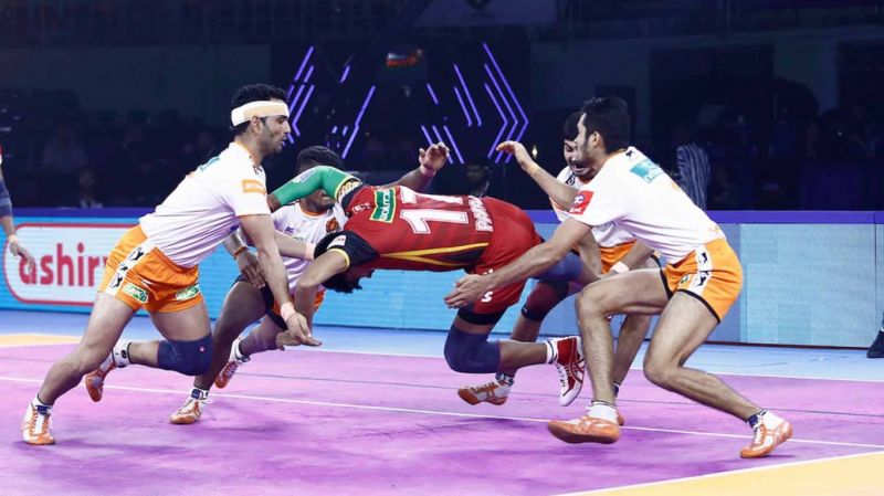 Surjeet (L) top-scored for the Puneri Paltan