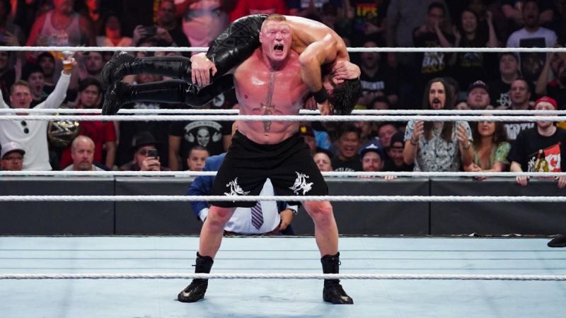 5 Reasons Why Brock Lesnar Is Not Getting His Rematch - seth rollins summerslam 2019 images