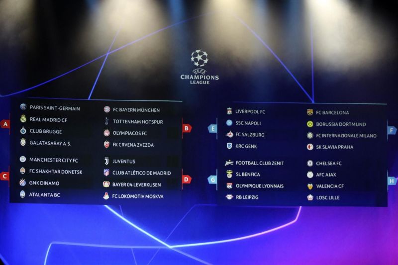 Champions League Fixtures 2021/22 Draw : Uefa Champions League last 16