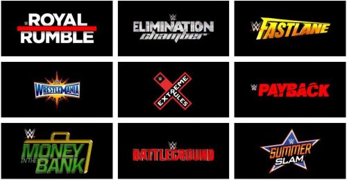 wwe ppv calendar 2019