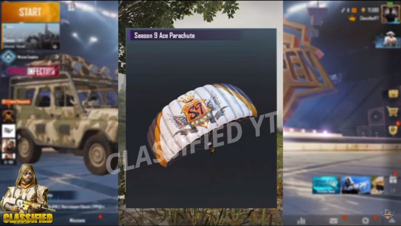 Season 9 Ace Parachute