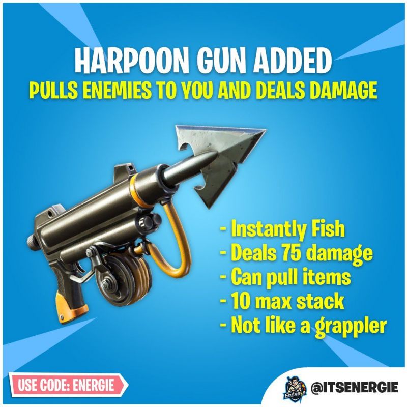 harpoon gun fortnite harpoon gun fortnite