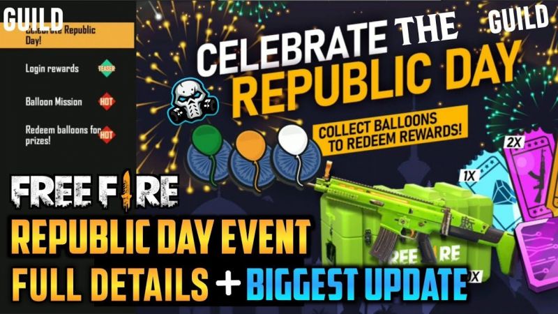 Free Fire: Republic Day Event is live now in Free Fire ...