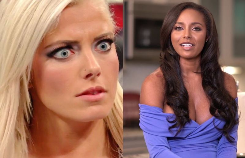 Alexa Bliss reacts to Brandi Rhodes' new tattoo