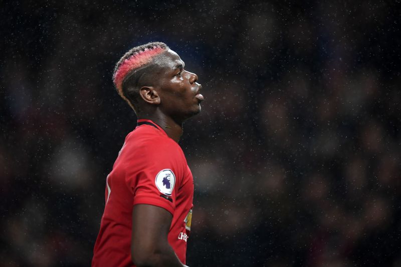 Pogba looks dejected after a loss to Arsenal
