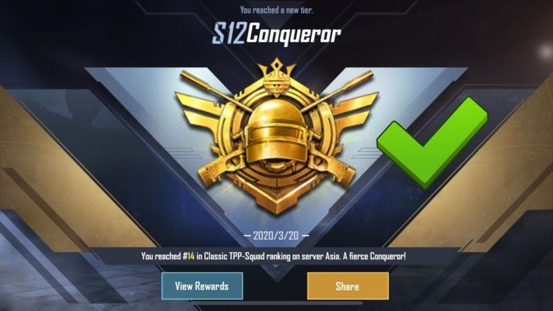  PUBG Mobile How to reach Conqueror in any season 