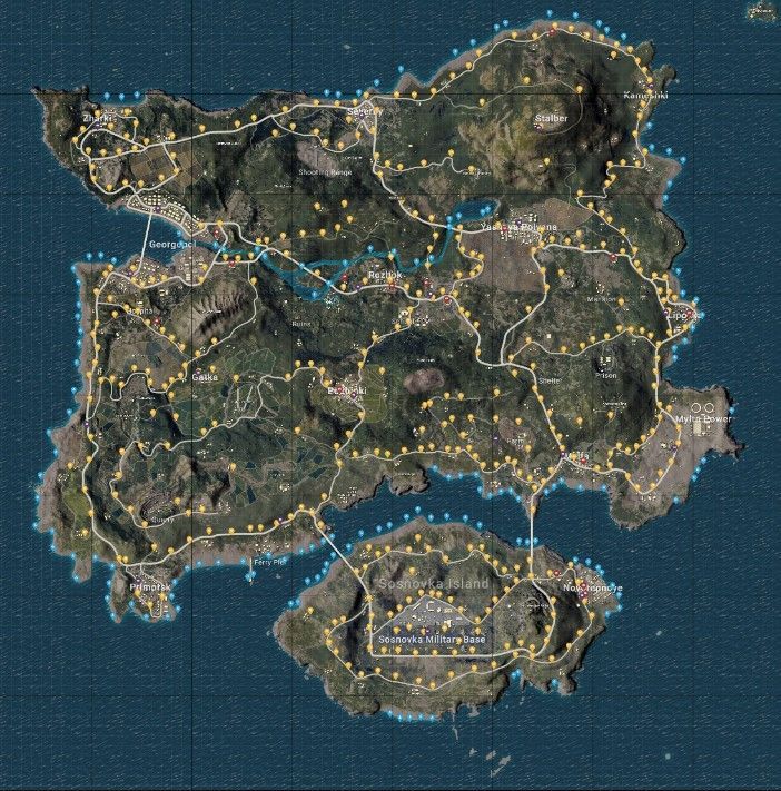 PUBG Map: Everything you need to know about the Erangle map in PUBG to ...