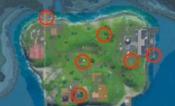 Fortnite Locations Camp Cod, Golden Pipe Wrench, Hydro 16 and Greasy Graves