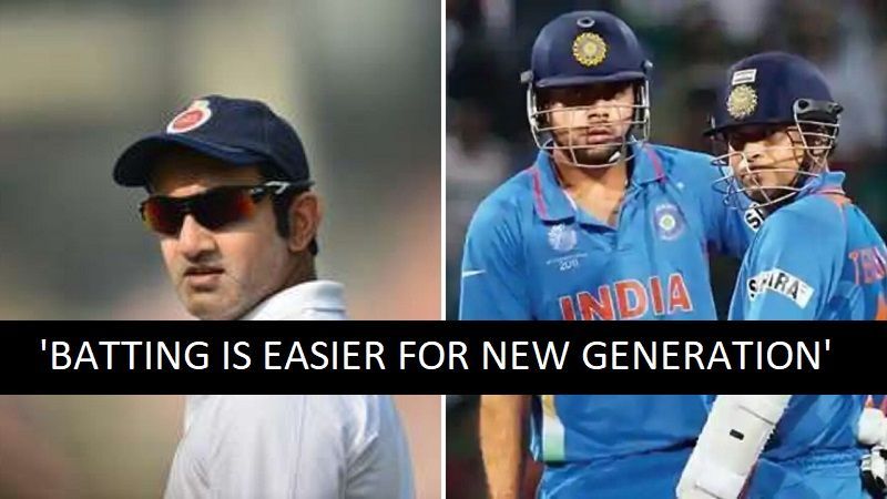 Gautam Gambhir (L) picked between Sachin Tendulkar and Virat Kohli