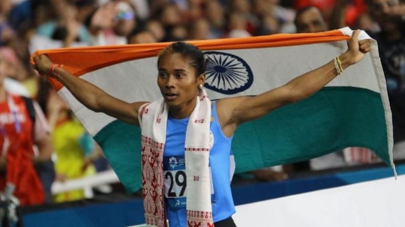 Hima Das a été catapulté dans la célébrité