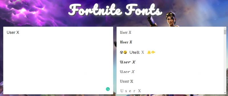 Fortnite Cool Name Text