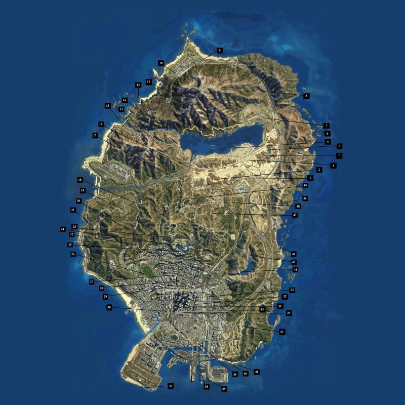 GTA 5: Location of all spaceship parts