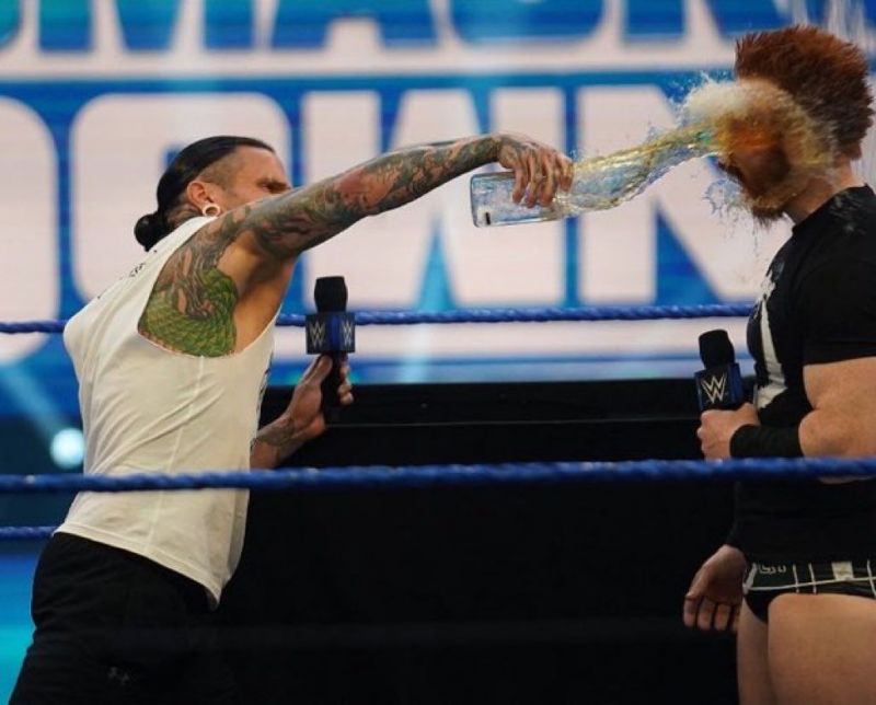 Jeff Hardy and Sheamus in WWE