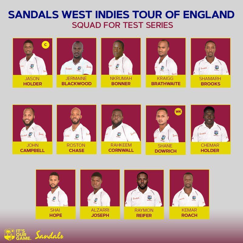 Source: Cricket West Indies