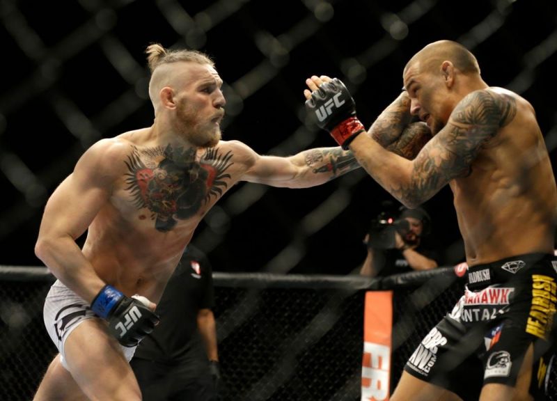 Conor McGregor vs Dustin Poirier from 2014