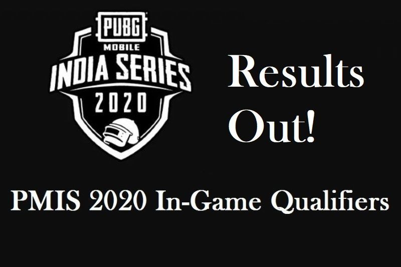 PMIS 2020 In-Game Qualifers Results Declared
