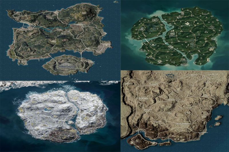 PUBG Mobile Map Real Life Design Idea Theme And Comparison