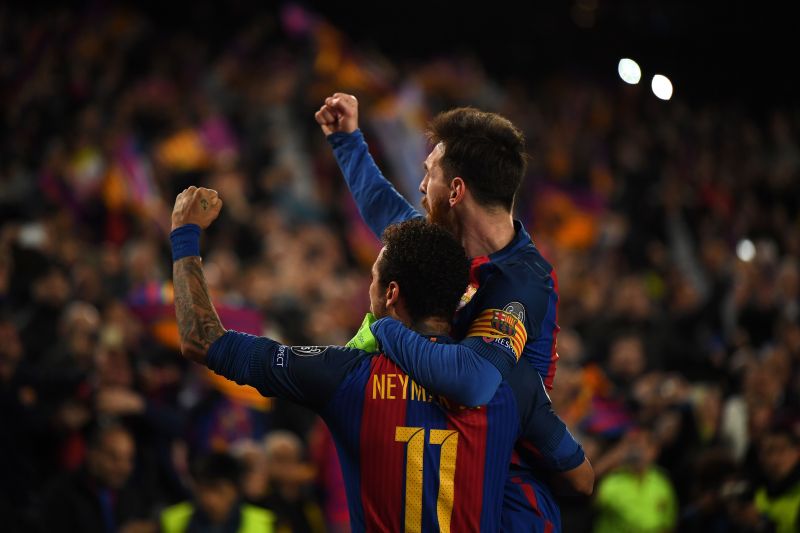 Neymar shares an excellent relationship with Lionel Messi