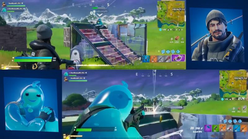 how to play split screen on fortnite xbox one