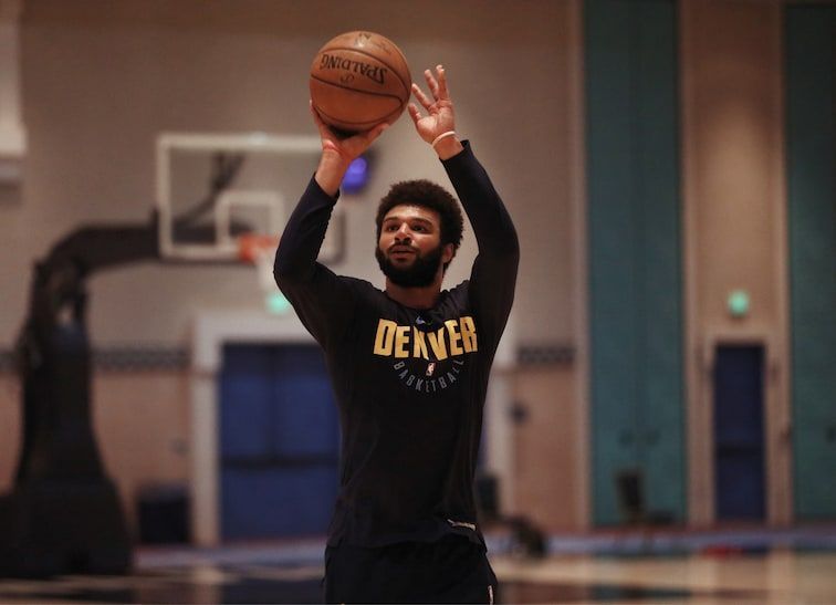 Jamal Murray during team practice [Image: NBA.com]