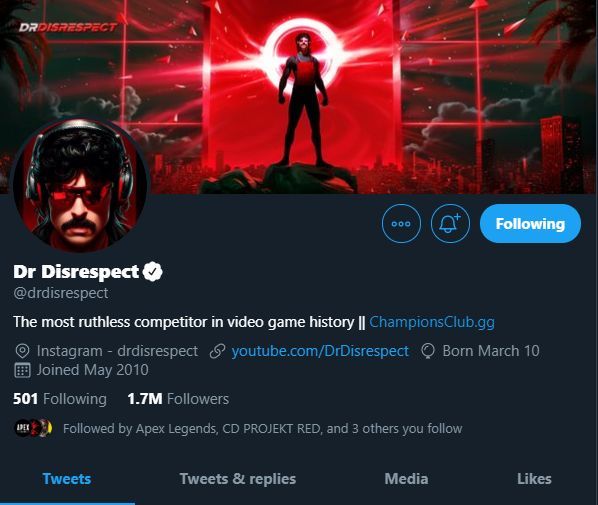Dr DisRespect