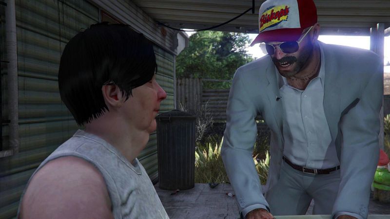 Maude Eccles assigning Trevor Philips the Bail Bond missions (Image Courtesy: IGN.com)