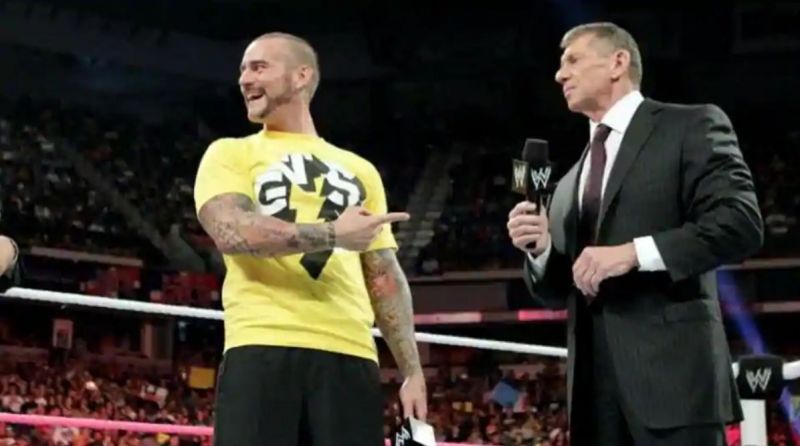 CM Punk y Vince McMahon