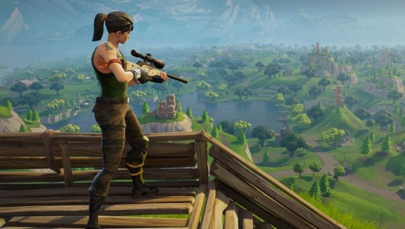 Sniper Shootout in Fortnite (Image Credit: Fortnite Battle Royale)