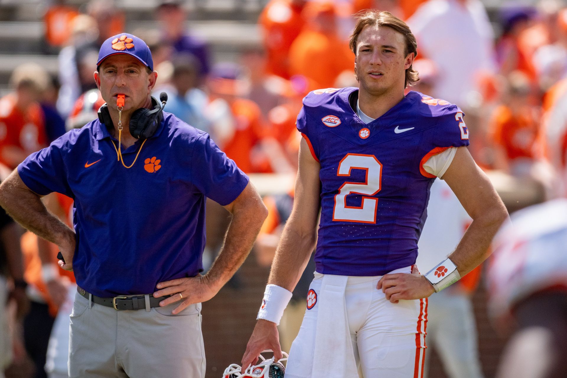 "Cade Klubnik is atrocious": CFB fans trash Clemson QB for throwing costly interception during LSU showdown