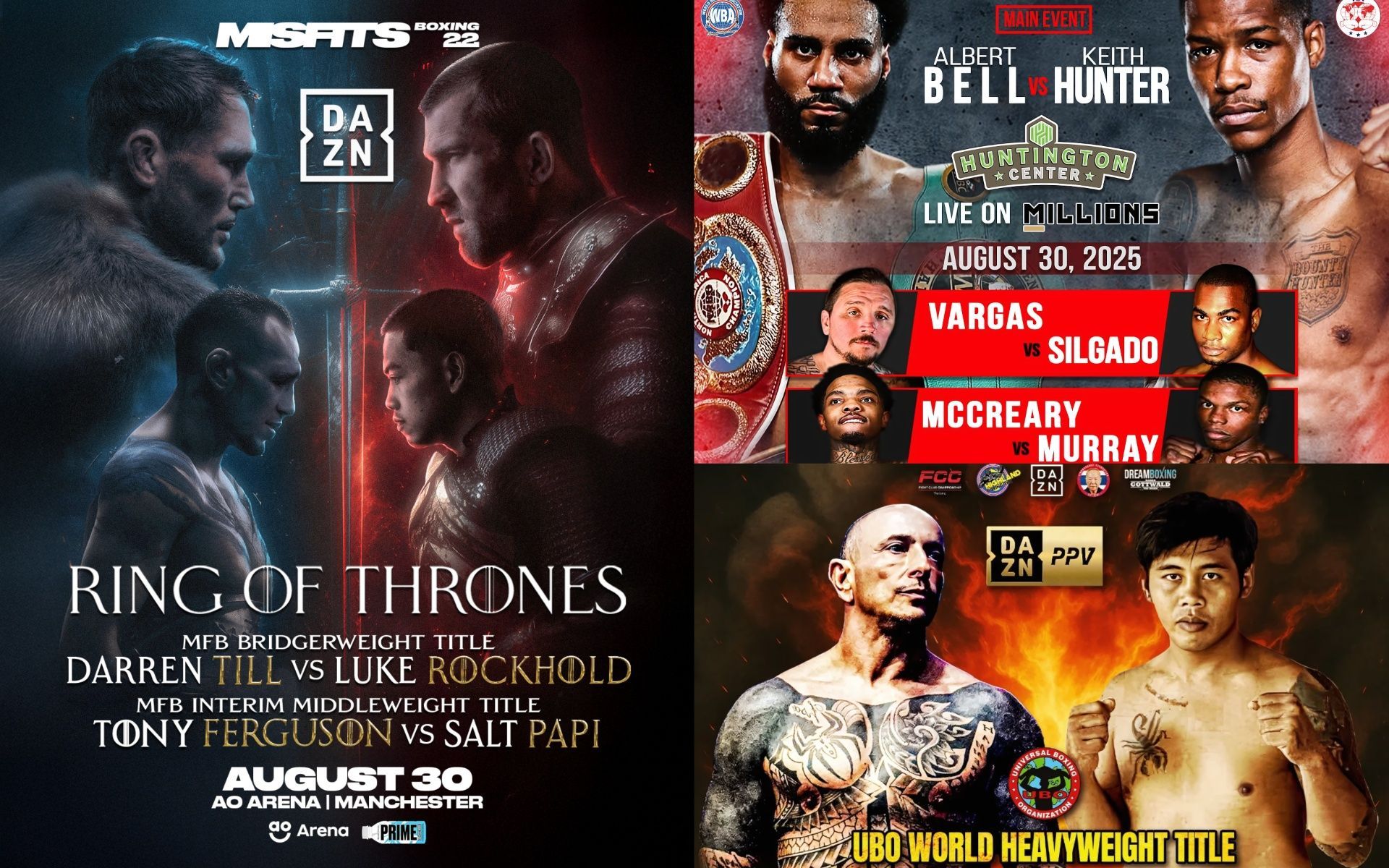 Boxing tonight (August 30, 2025): What are the fights lined up?