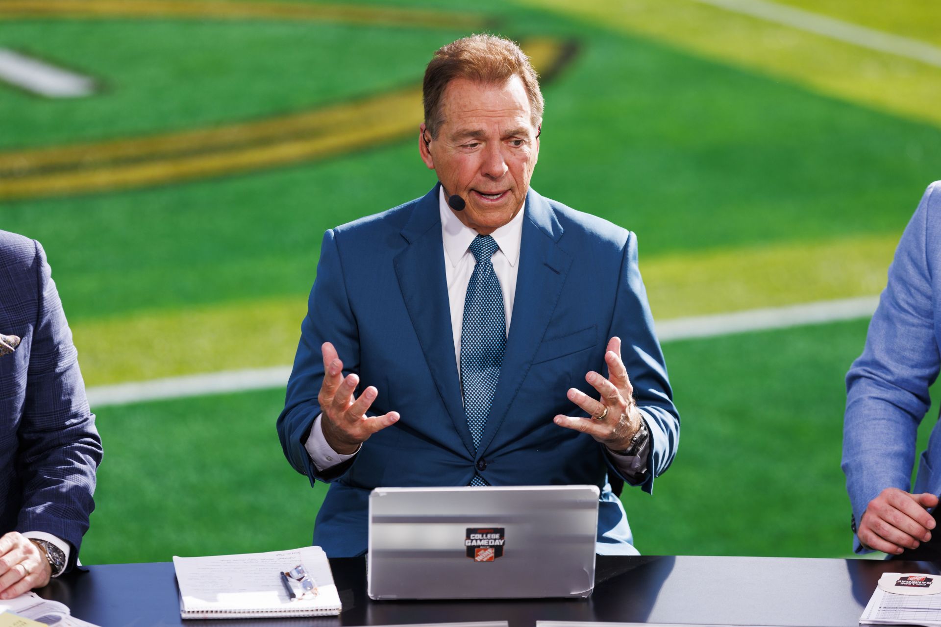 "Rumors getting Nick Saban in trouble with Miss Terry now": CFB fans have wild reaction to ex-Alabama HC's latest revelation on live TV thumbnail