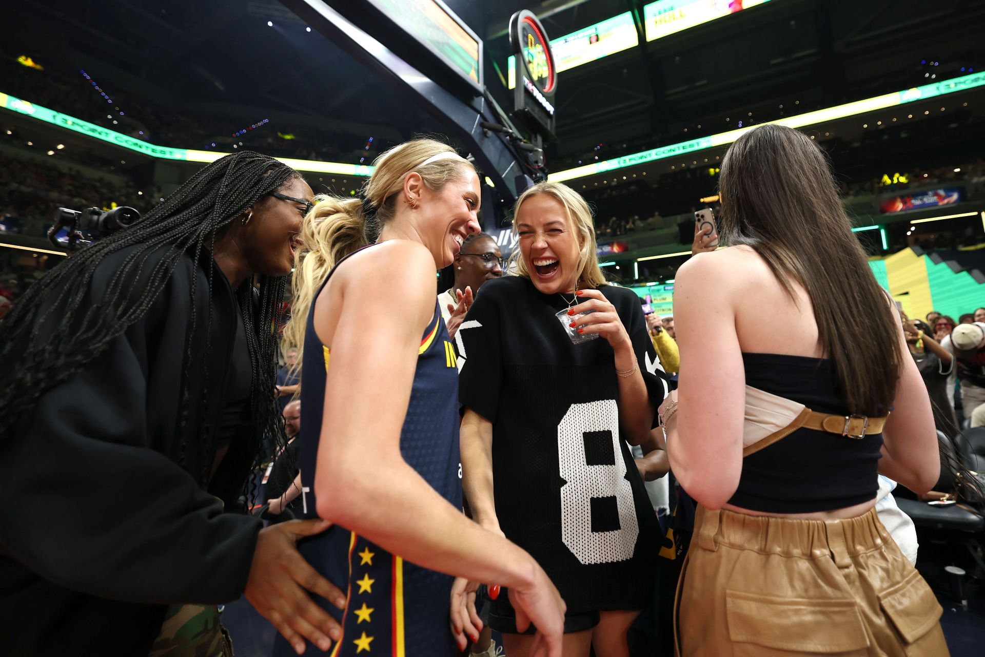 "Shocked" Aliyah Boston couldn’t resist buzzing about stunning rival trade with Caitlin Clark & Co