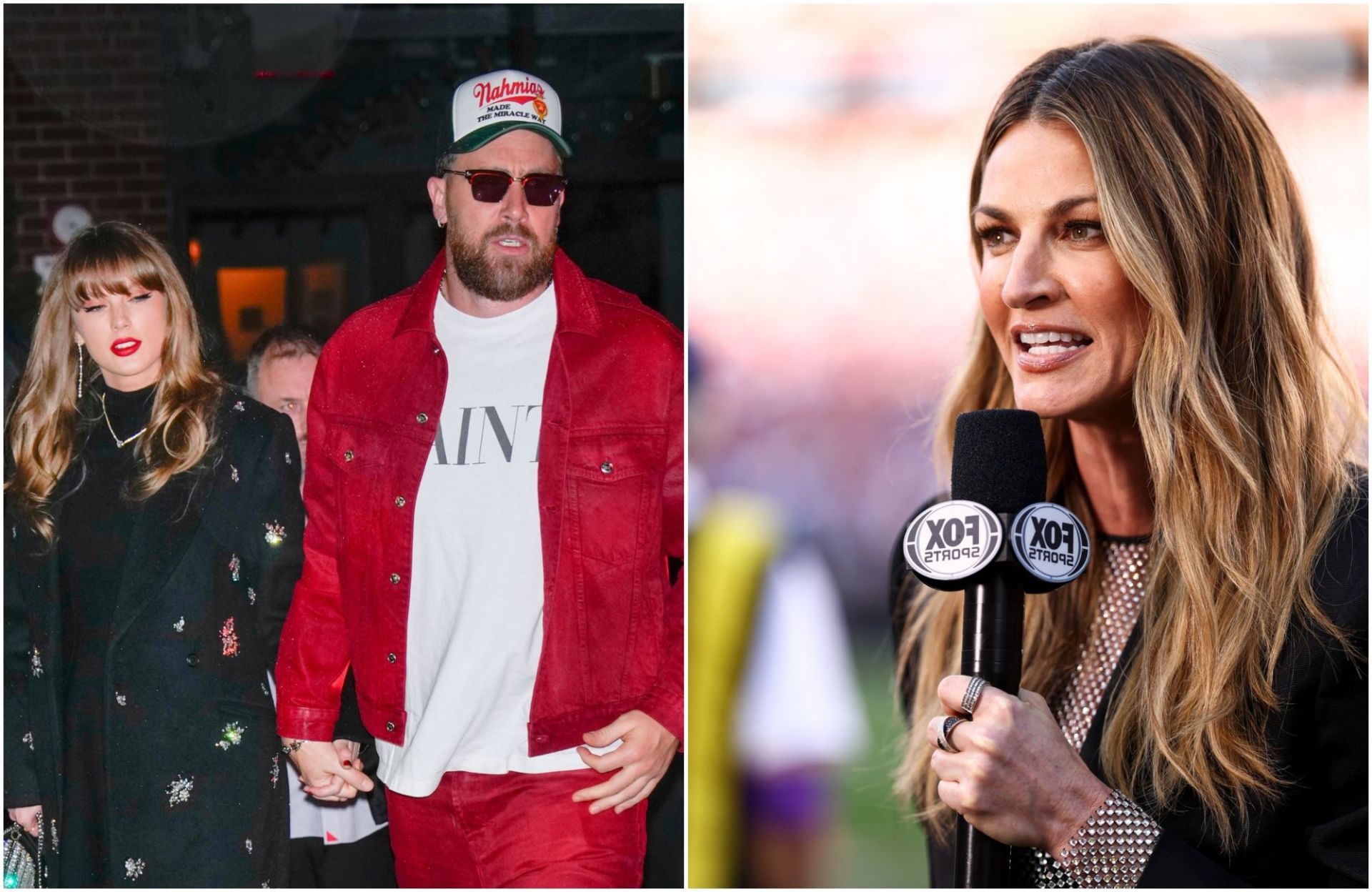 "You saw it on the podcast": Erin Andrews reveals adorable trait of Taylor Swift and Travis Kelce's relationship