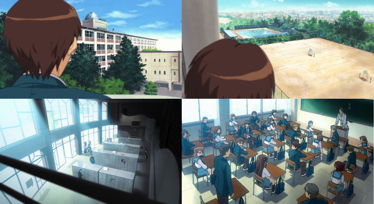 Haruhi’s anime school (Image via Kyoto Animation)