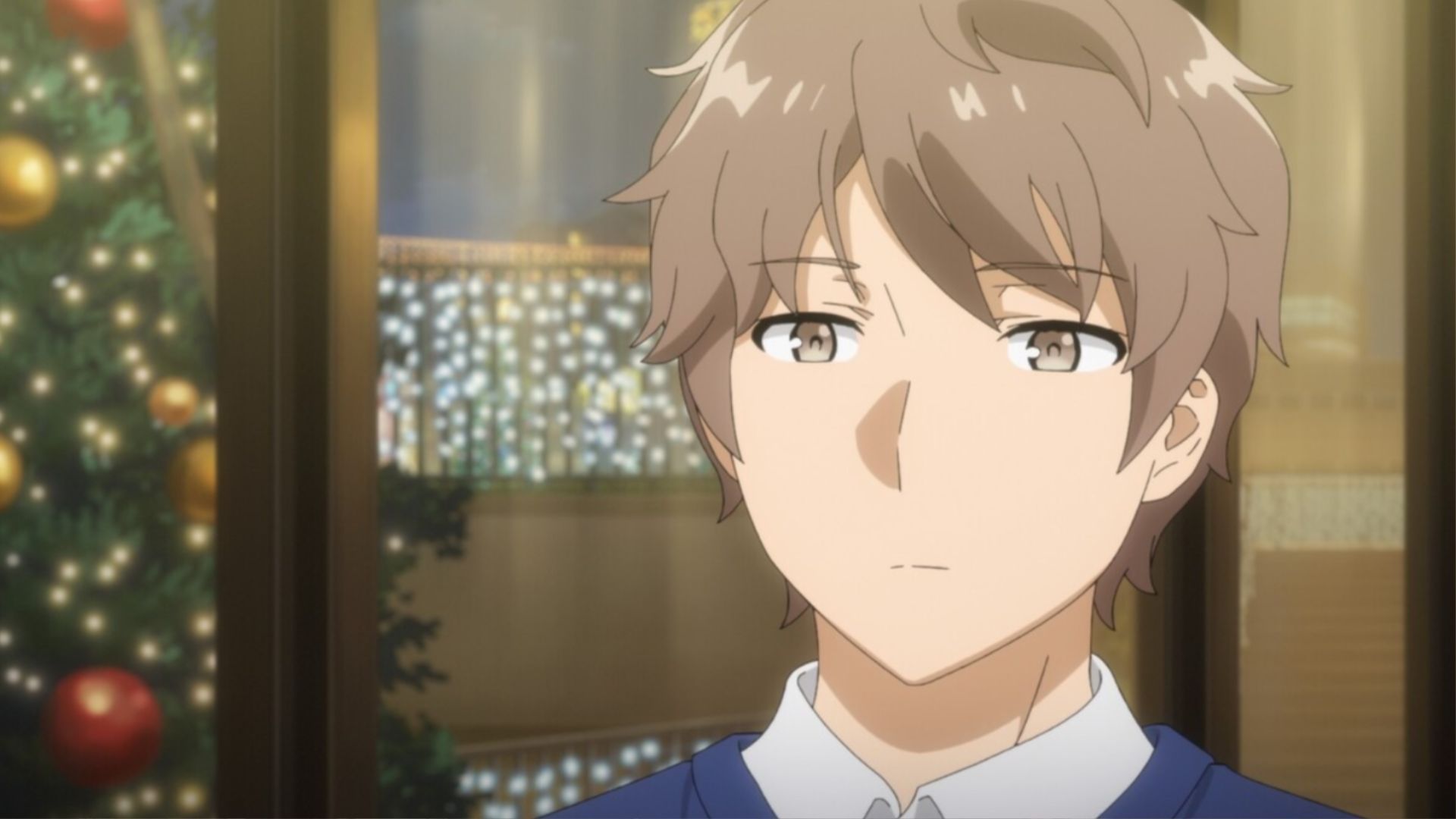 Sakuta Azusagawa as seen in Rascal Does Not Dream of Santa Claus (Image via CloverWorks)