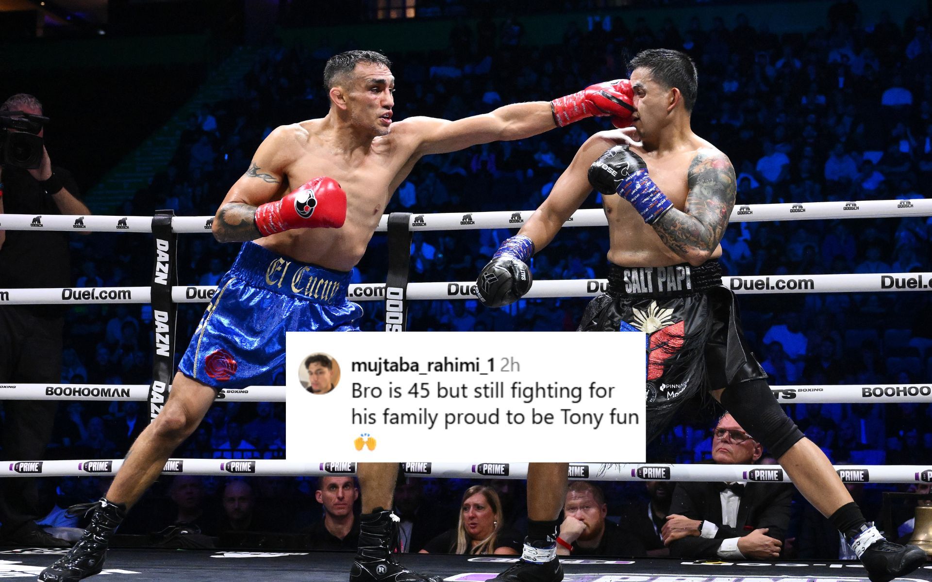 "ITS TONY TIMEE!!!" - Fans react as Tony Ferguson stops Salt Papi to earn first combat sports win in over six years