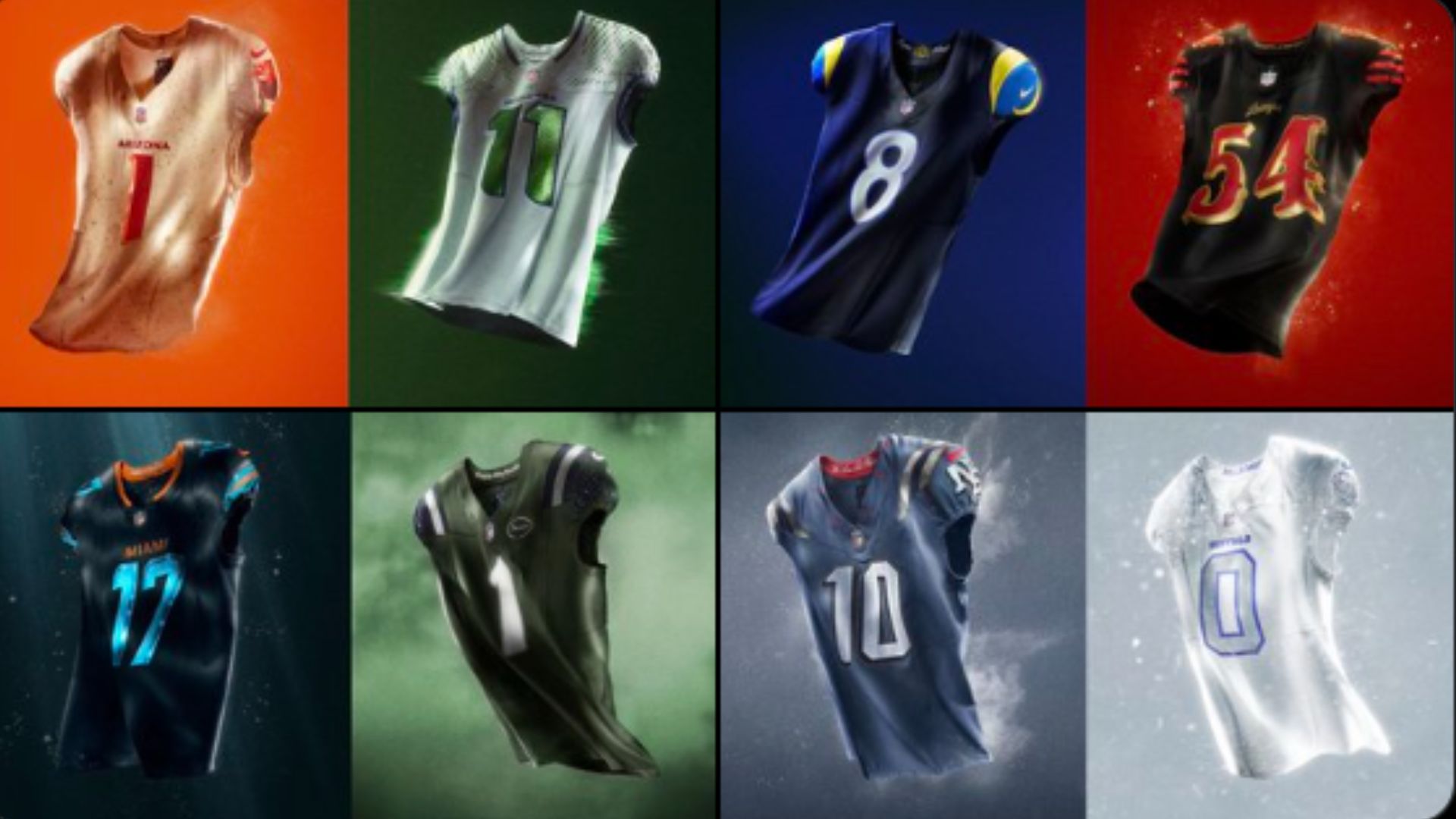 "They all stink," "Awful stuff": NFL fans roast new 'Rivalries' uniforms inspired by team traditions & their local communities ahead of 2025 season