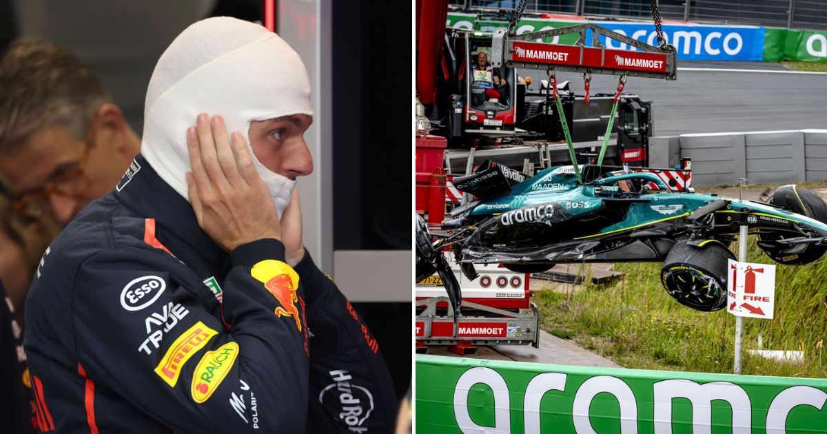 Max Verstappen expresses his concern towards Lance Stroll after Aston Martin star’s nasty crash in the Dutch GP