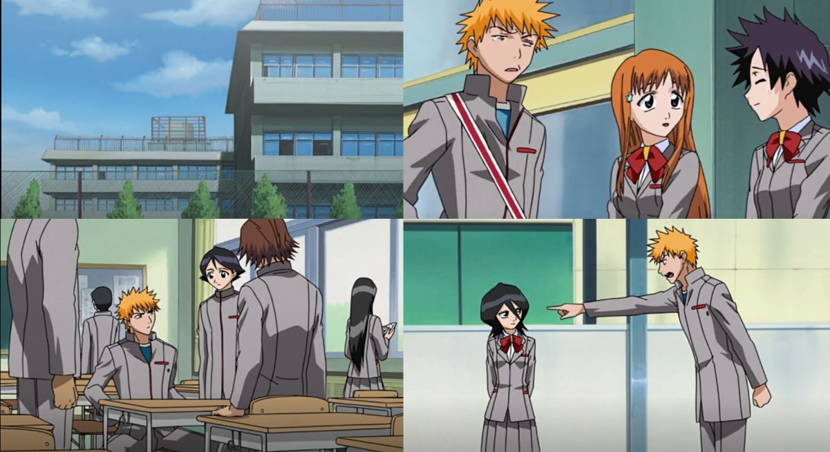 Bleach’s anime school (Image via Studio Pierrot)