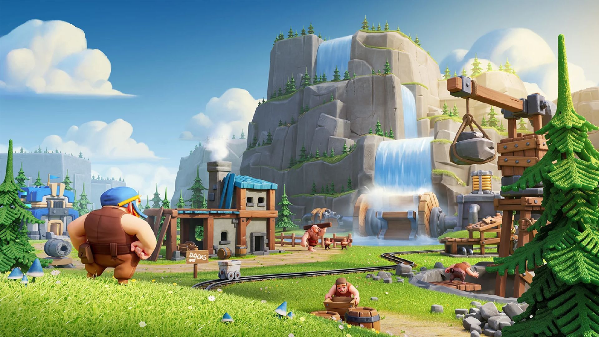 How to change scenery in Clash of Clans