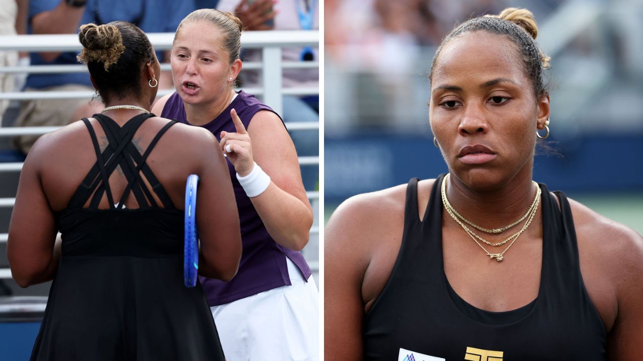 "Give Taylor Townsend a break"; "Jelena Ostapenko is right": Fans divided after noticing strange New York detail in 'no education' row at US Open