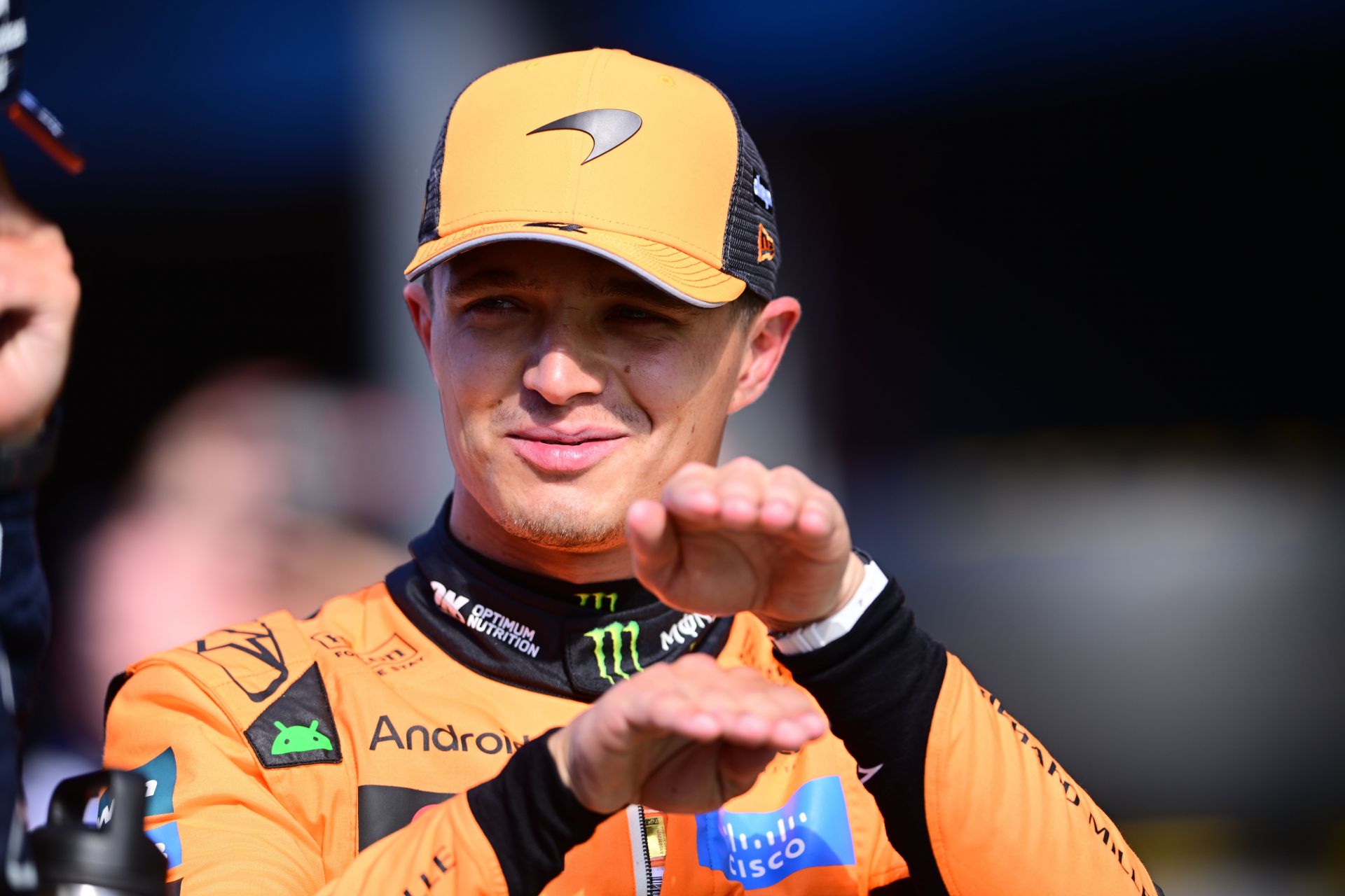 Lando Norris takes a cheeky dig at Jolyon Palmer's 'lucky' remark