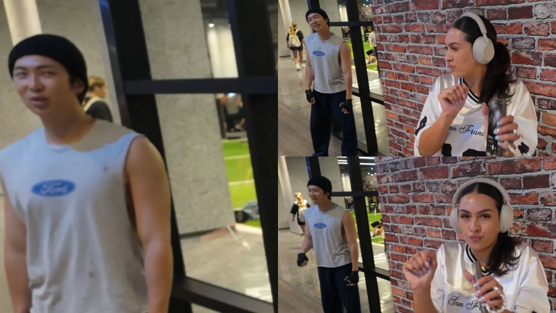 “This is creepy” – YouTuber sparks backlash for filming BTS’ RM at LA gym, claiming it a coincidence as fans allege it was intentional