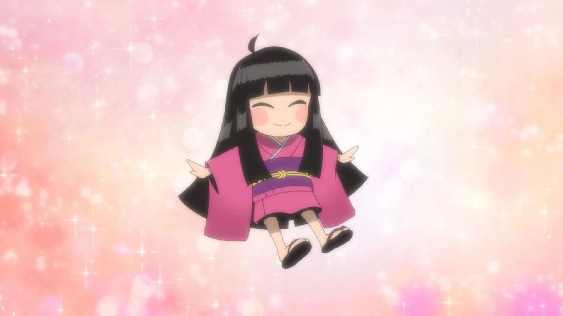Zashiki Warashi as seen in Hell Teacher: Jigoku Sensei Nube (Image via Studio Kai)