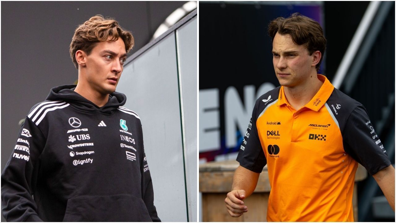 WATCH: Oscar Piastri and George Russell involved in a strange collision in the pitlane during the F1 Dutch GP FP2