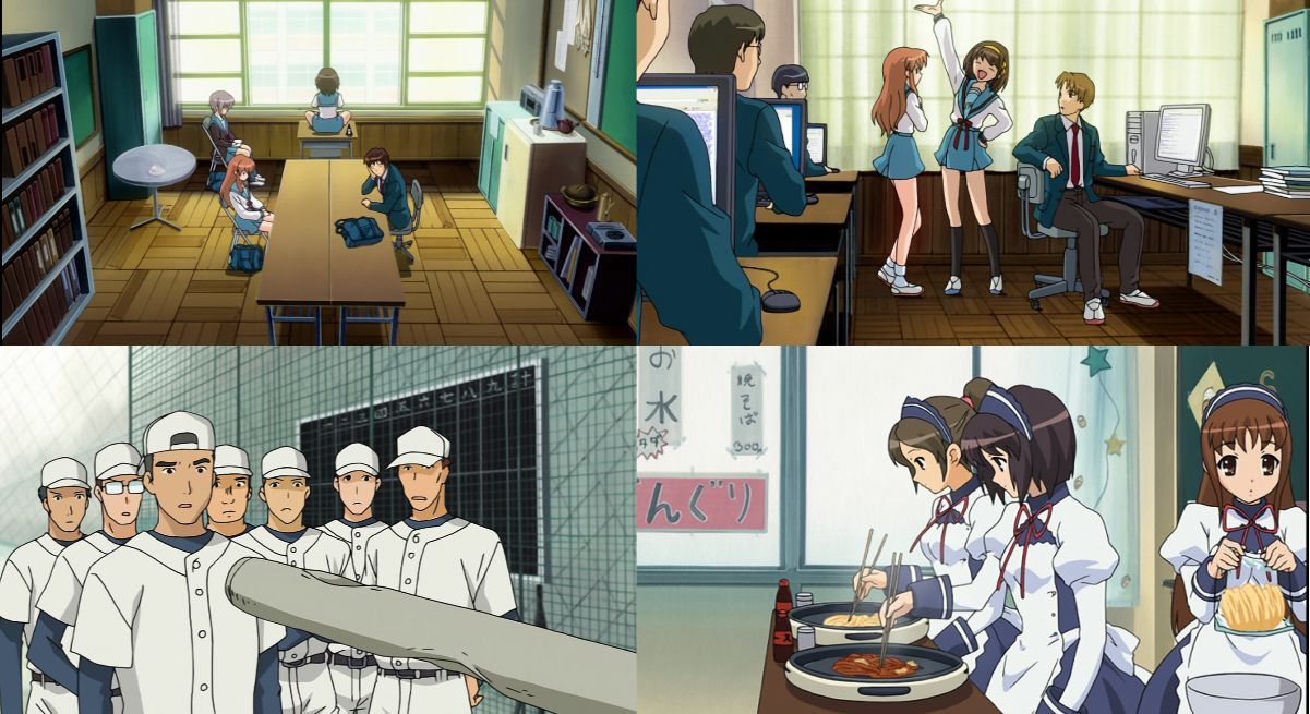 The school clubs (Image via Kyoto Animation)