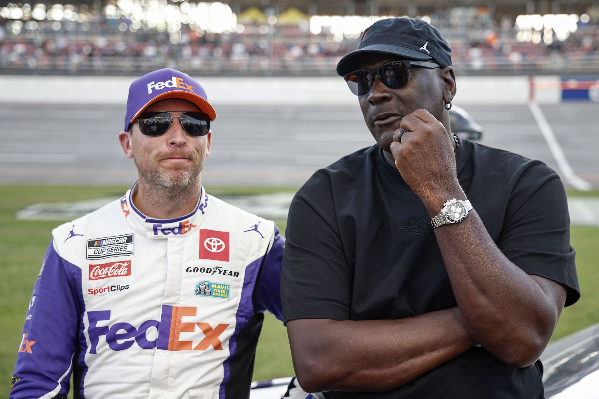 Michael Jordan and Denny Hamlin’s NASCAR driver clarifies his priorities as he can switch teams if 23XI loses charters