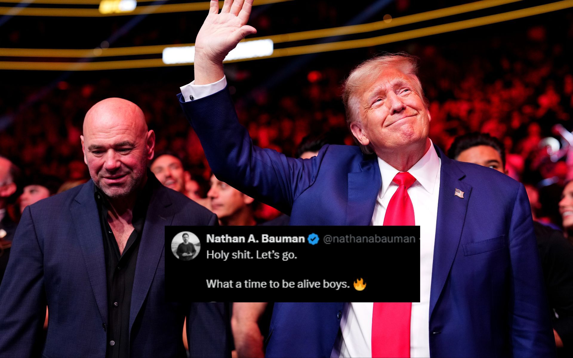 "WE ARE SO BACK" - Fans react to Dana White confirming "White House fight is on" after successful meeting in Washington, D.C. 