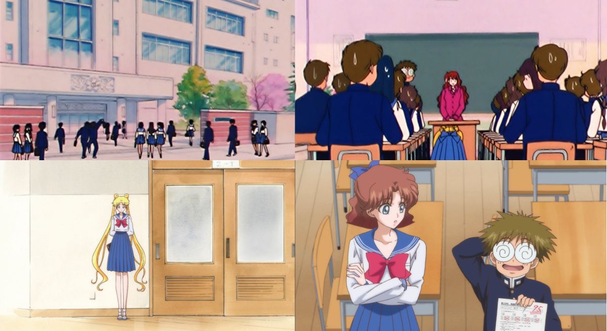 Sailor Moon’s anime school (Image via Toei Animation)