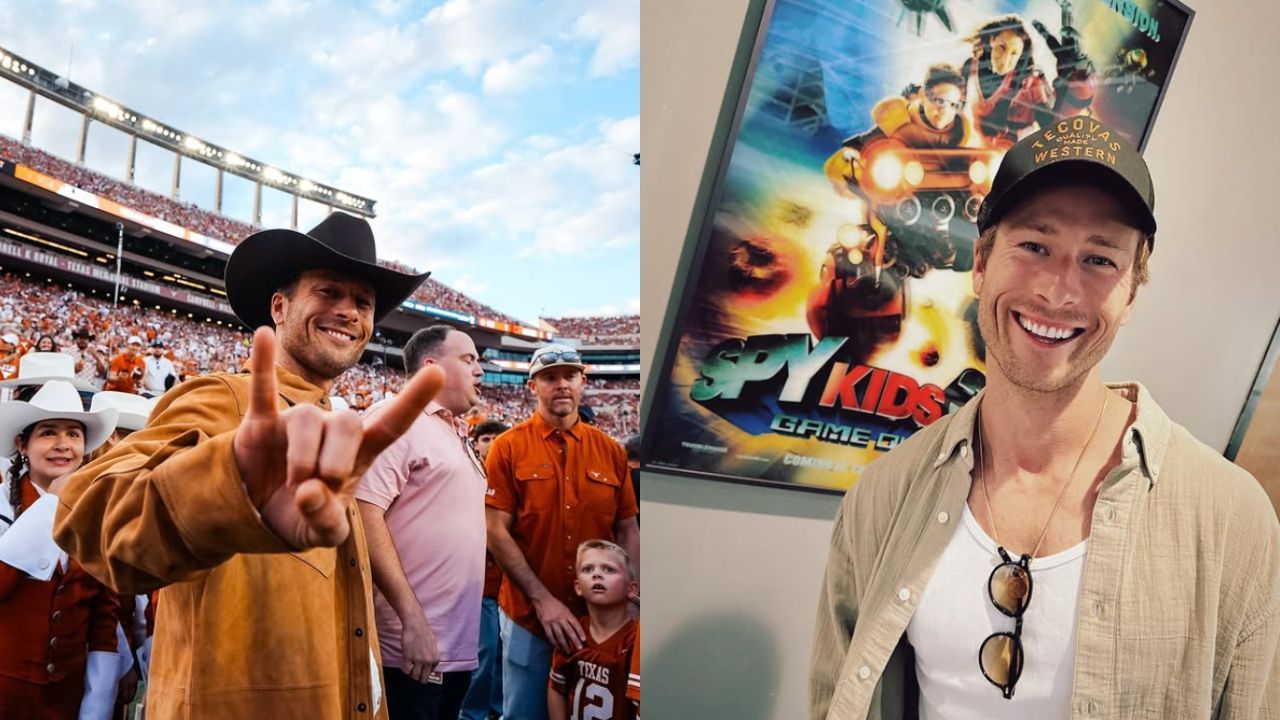 "My dad went to Ohio State": Texas loyalist Glen Powell surprises Columbus fans before Steve Sarkisian vs. Ryan Day bout 